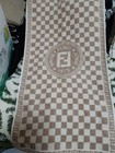 Fendi Cotton 100% Bath towel 60 x 123 cm Check pattern US Including tariff