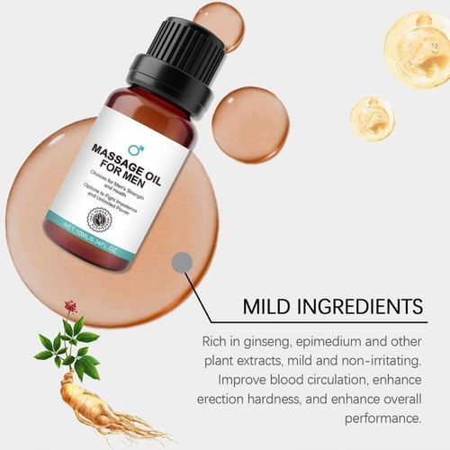 Men Essential Oil Medilisk Energy Massage Essential Oil for Men Free Fast NEW - Picture 9 of 18