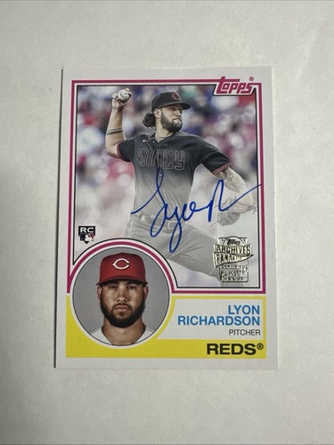 2024 Topps Archives Lyon Richardson Auto - Reds - Picture 1 of 2