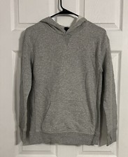 All In Motion Kids Large 12-14 Solid Gray Hooded Jacket With Pocket