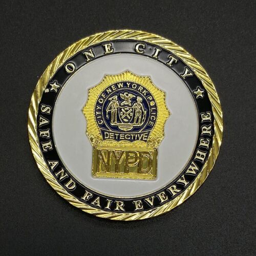 US New York Police Department Challenge Coin NYPD Commemorative Gold Medal Gift - Picture 2 of 11