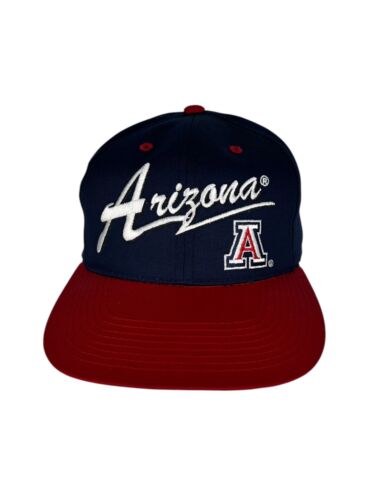 University of Arizona Wildcats Hat Blue Red Vintage 80s Snapback OSFA