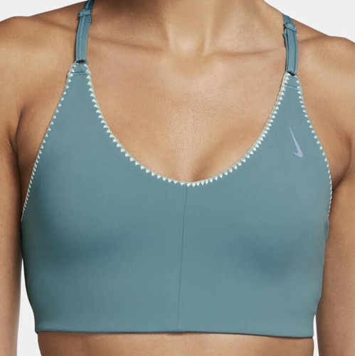 Nike Bra Indy Dri-FIT Light-Support Padded Sports Large Cerulean CZ7665-424