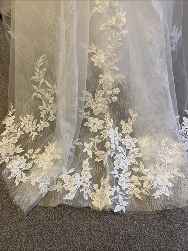 Tiffanys Bridal Chamonix Size 18 Ivory Wedding Dress With Corset Back - Picture 10 of 11
