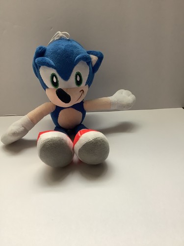Peluche Sonic The Hedgehog Jazwares 7" (2009) raro autentico senza etichette - Foto 3 di 4