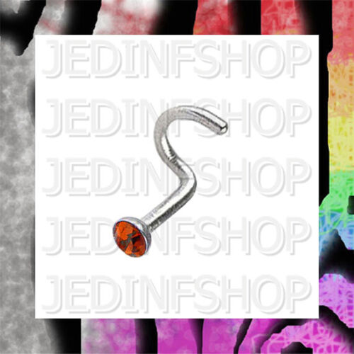 Nasenbolzenschraube | 1,0 mm (18 g) - 8 mm | Einzelne 1,5 mm 2,5 mm 3 mm Edelstein - 18 Farben - Bild 42 von 73