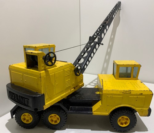 Vintage Nylint MICHIGAN Crane Truck Late 60's - early 70's Yellow Black - Picture 4 of 12