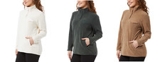 32 Degrees Ladies Snap Fleece Pullover