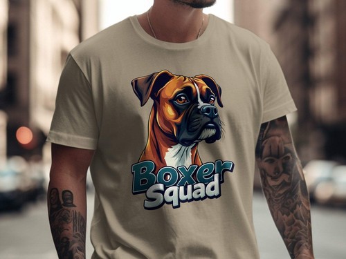 Boxer Squad Graphic Print Crew Neck T-Shirts - Picture 43 of 65