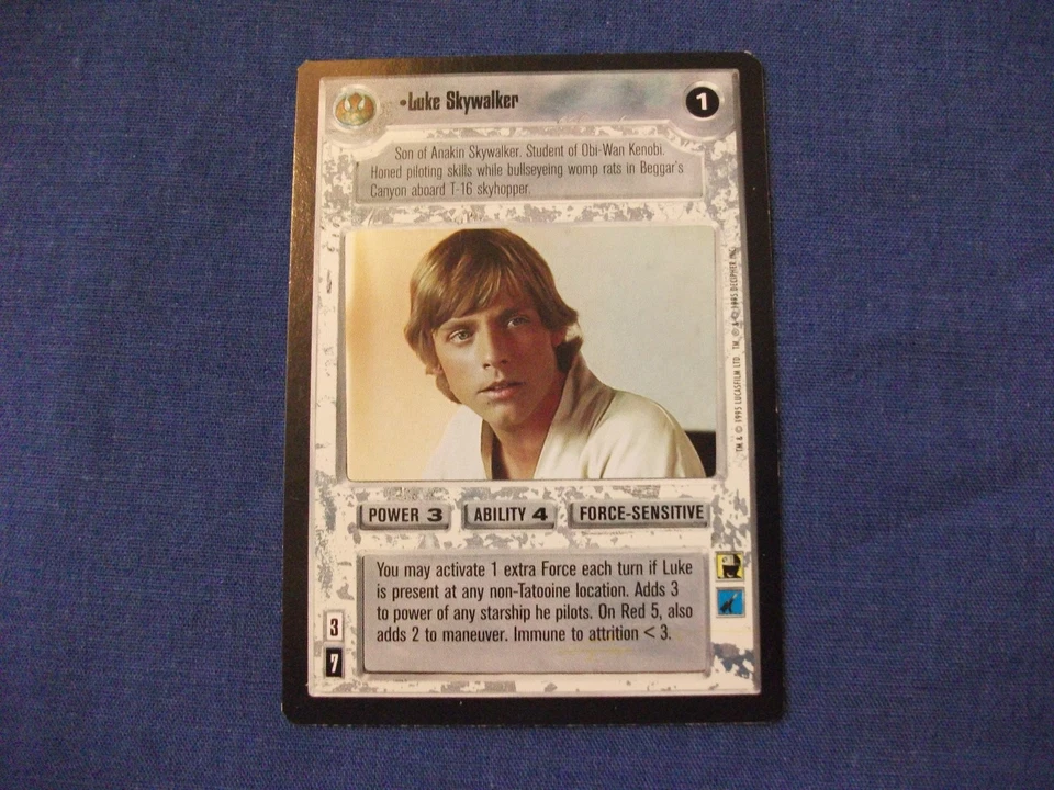 Star Wars CCG Premiere Limited Luke Skywalker - Image 1 of 1