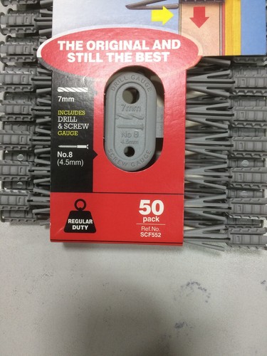 Tapones de cartón-yeso estándar tapones de cartón-yeso 7 mm tapones de pared de cartón-yeso 50 - Imagen 7 de 12