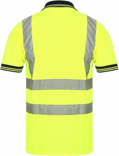 Hi Vis Viz T-Shirts hohe Sichtbarkeit reflektierendes Band Sicherheit Arbeit Oberteil UK - Bild 15 von 36