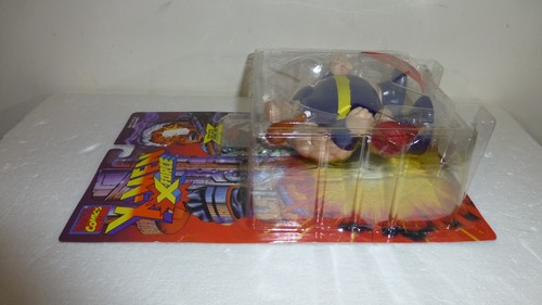X-Men X-Force The Blob Figure w Rubber Blubber Belly Toy Biz 1995 NOC - Picture 7 of 13