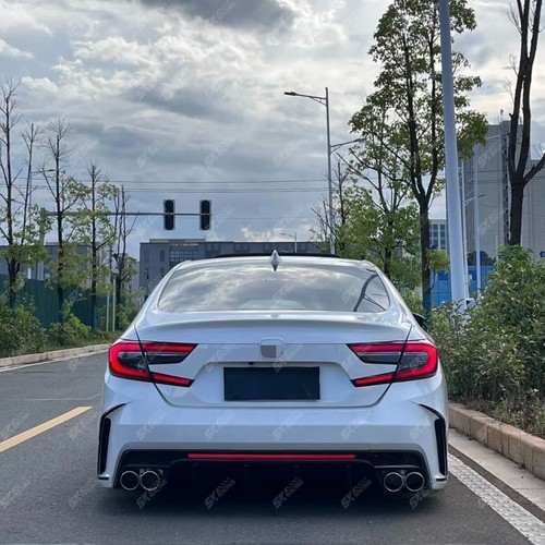 White Front Rear Bumper Side Skirts Cover Body Kit Fits 10th Honda Accord 18-21 - Picture 8 of 58