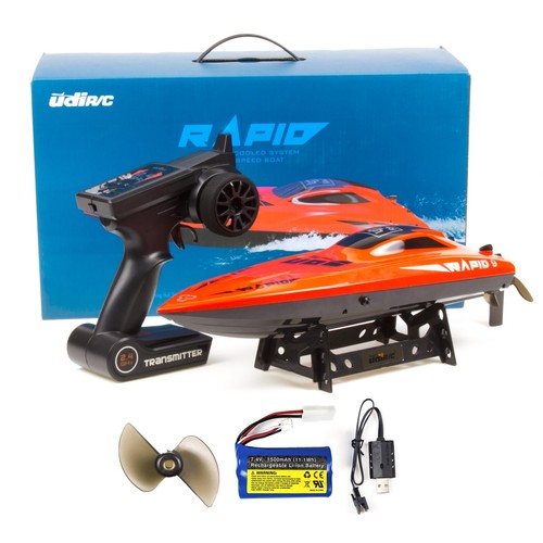 UDIRC 2.4Ghz RC Racing Boat 30KM/H High Speed Remote Control Boat Gift Adult Kid - Picture 10 of 12