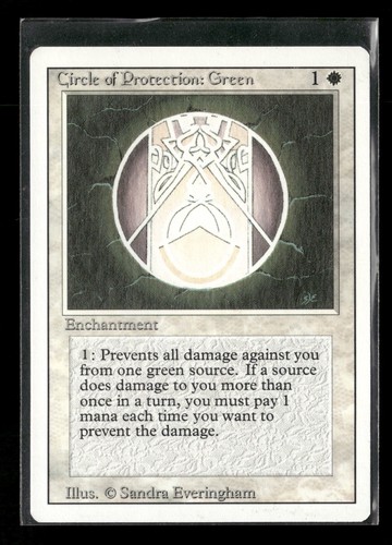 Circle of Protection: Green Revised Edition # Magic The Gathering MTG - Picture 1 of 2