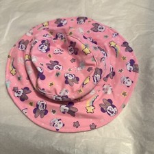 Pink Minnie mouse Flop hat extra small size 2 to 3