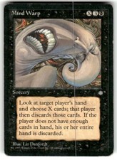 Mind Warp Ice Age Regular MTG MP