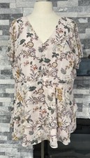Torrid Butterfly Sleeve floral Blouse 2