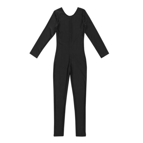 DE~Mädchen Gymnastikanzug Turnanzug Langarm Overalls Ballett Tanz Ganzanzug - Bild 15 von 122