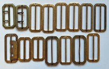 Brass Army Uniform Belt buckles & fittings, maybe WW2 [BELT1]