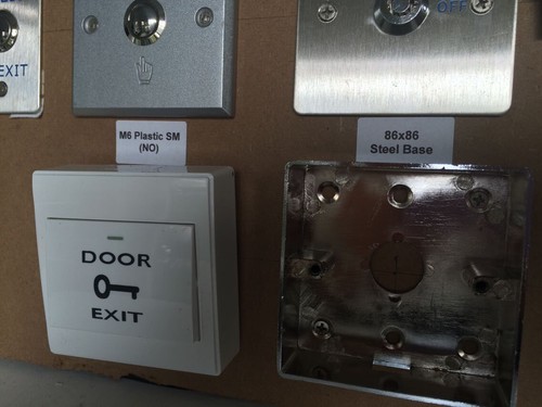 Door Exit Push Release Button S/S Switch Panel Normally Open - Picture 3 of 4