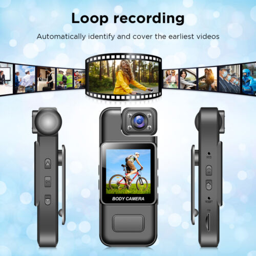 Body Cam getragene Kamera WiFi Persönliche Sicherheit Mini 1080P Videoaufnahme - Bild 15 von 17