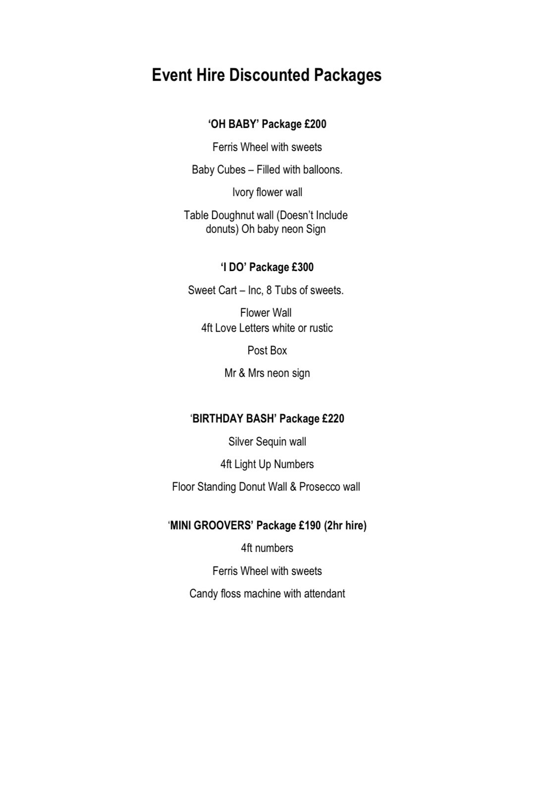 Event Hire Business For Sale eBay