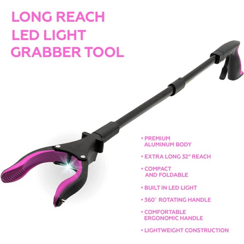 Industrial Grabber Tool Heavy Duty Pick Up Stick Hand Grip Reach Trash Picker - Picture 4 of 10