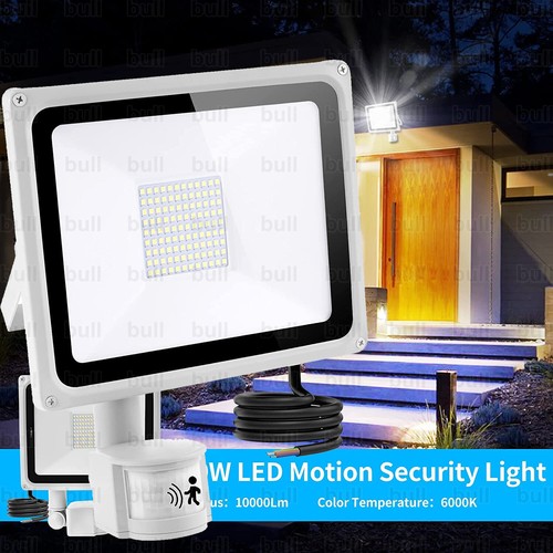 LED Fluter Außen Strahler mit Bewegungsmelder Stecker 10W 20W 30W 50W 100W 500W - Bild 6 von 24