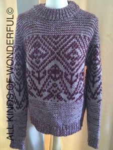 Neck Knit Korona Crew Bnwt High Essentiel Mountain £170 Chunky Jumper Rrp HaqO64