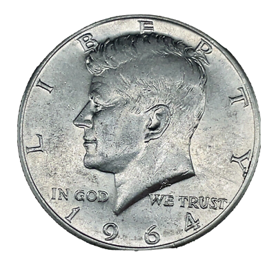 1964-D/D Kennedy Half Dollar RPM-001 FS-501, Scarce Variety