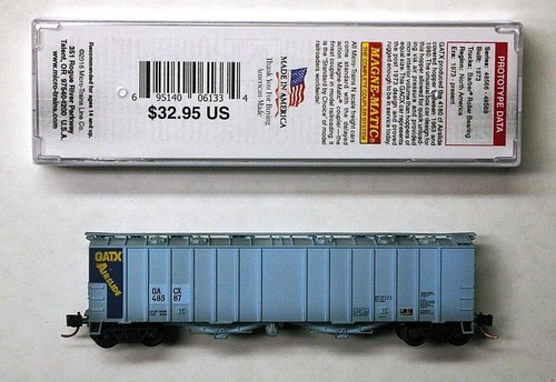 MTL Micro-Trains 09844010 GATX GACX 48567 airslide FW Factory Weathered - Picture 2 of 3