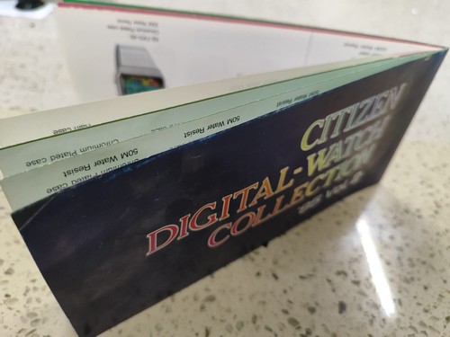 1985 CITIZEN DIGITAL WATCH COLLECTION Manual magazine Used - Picture 4 of 19