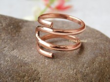 Solid copper Handmade Arthritis Full Finger Splint Ring, Joint Pain Jewellery,