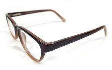 NEW MODERN OPTICAL AFFECTION BROWN BEIGE EYEGLASSES FRAMES WOMENS RX 55-18-140