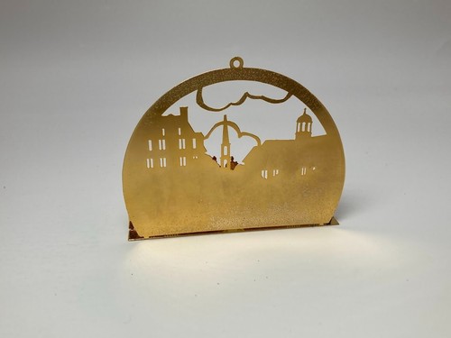 Johnston Gate at Harvard Yard Shreve Crump and Low Christmas Ornament 3D Design - Picture 4 of 17