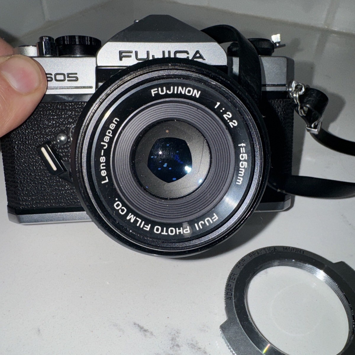 fujica st605ii＊fujinon 55mm f2.2＊完動品・美品 fujica st605ii＊fujinon 55mm f2.2＊完動品・美品 【公式通販】