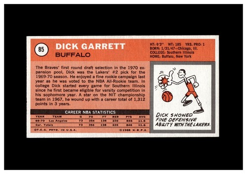 1970 - 71 Topps Basketball: Choose Your Card (#1 - #164) FREE SHIPPING! - Picture 177 of 349