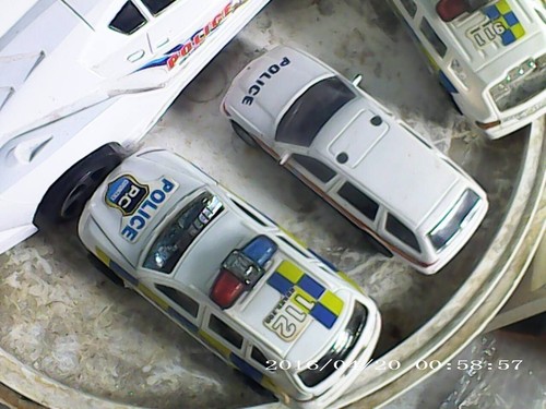 Lamborghini Super Police Supercar bump & go Toy & 3 other toy police cars - Picture 6 of 10