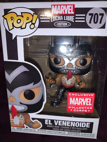 Funko El Venenoide #707 W Schutzhülle Neu im Karton Marvel kostenloser Versand - Bild 1 von 3