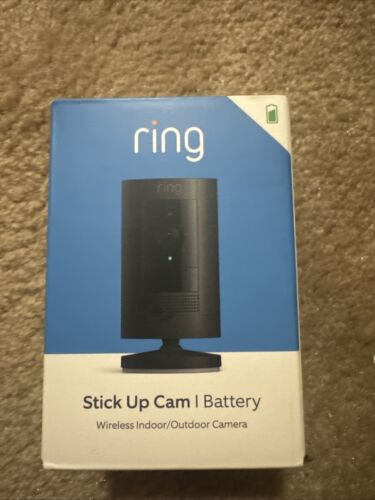 Ring Stick Up Cam Battery Wireless Outdoor/Indoor Camera Black New 840268985332