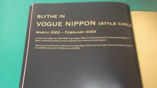 Blythe Style by Gina Garan Photo Book (Chronicle Books) Used - Picture 5 of 12