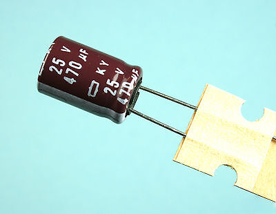 1x Capacitor Nippon 470uF 25v 105C 10x16mm US Seller Radial