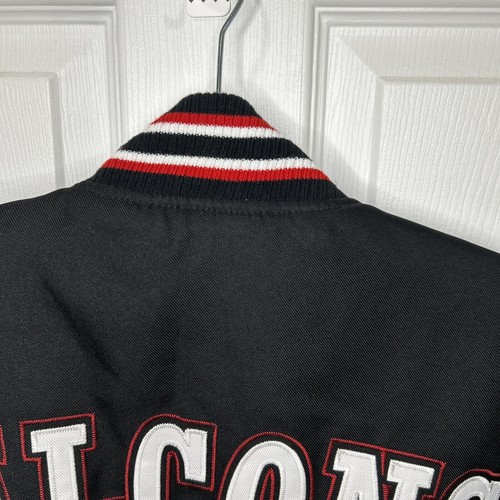 NFL Apparel JH design Atlanta Falcons Black Jacket Coat Embroidered Size Large - Picture 7 of 12