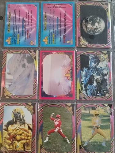 1994 Mighty Morphin Power Rangers Trading 70 Cards Set Saban Near Mint Condition - Picture 8 of 10