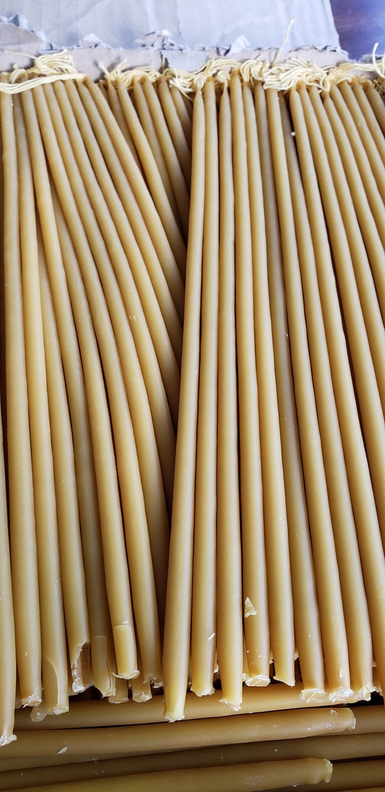 20 lbs Beeswax taper candles 1800 pieces orthodox 20 lbs Beeswax taper candles 1800 pieces orthodox
