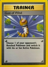 Gust of Wind 93/102 Pokemon CCG Base set NM  non-holo