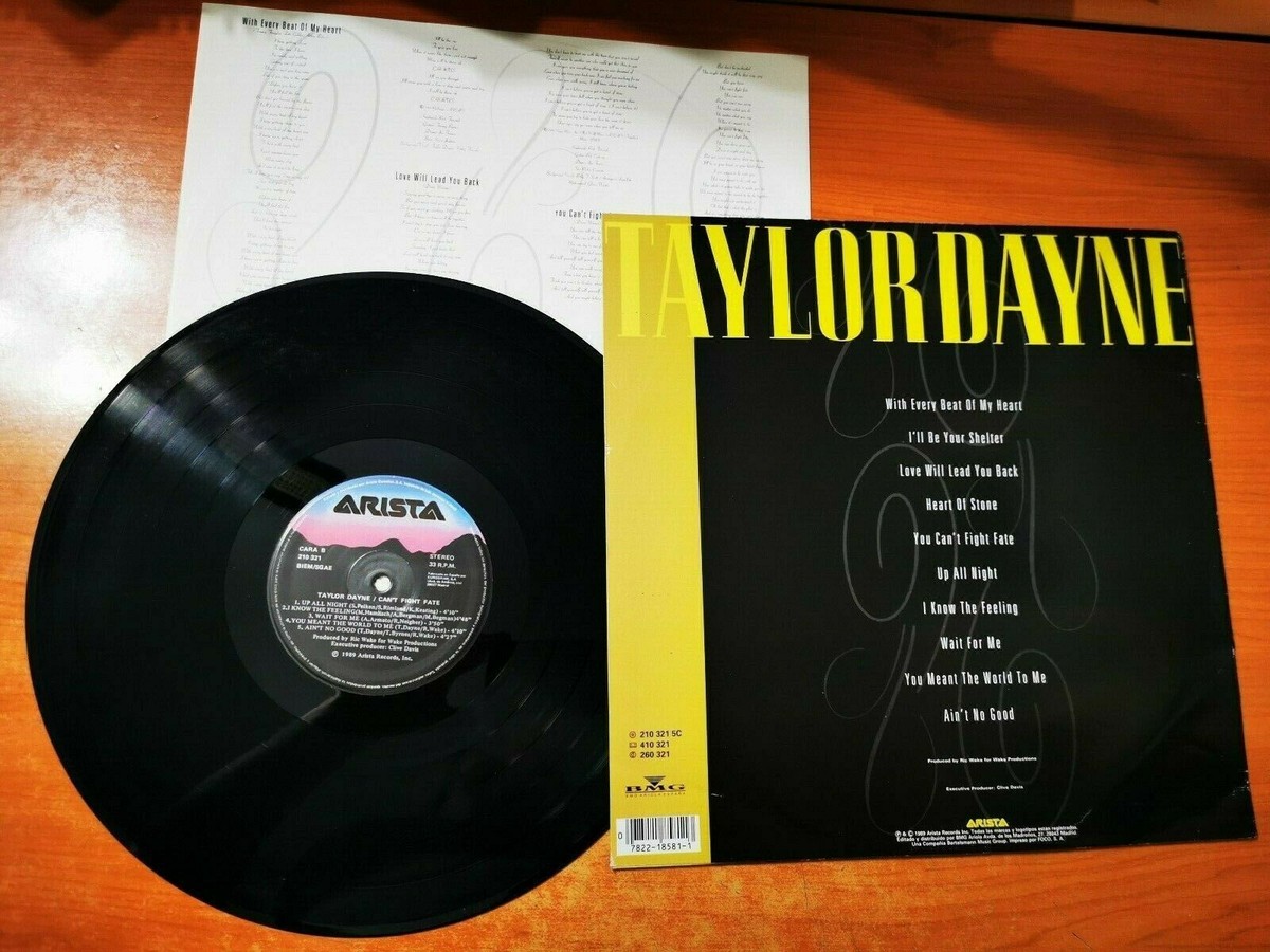 テイラー・デイン Can't Fight Fate スペイン盤 LP レコード