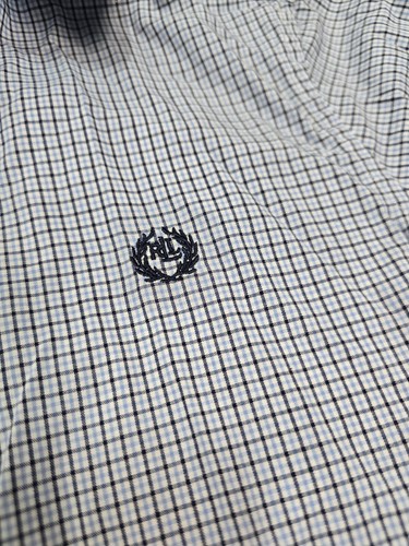Lauren Ralph POLO NWOT Blue White Check Picnic Button Down Kids 8 RL Shirt Top - Picture 2 of 16
